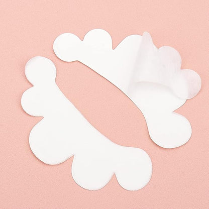 100 Pair Cloud Shape Eye Under Gel Pads Eyelash Extensions Patches,Lash Extension Lint Free Under Hydrogel Eye Mask Pads Beauty Tools (Purple)