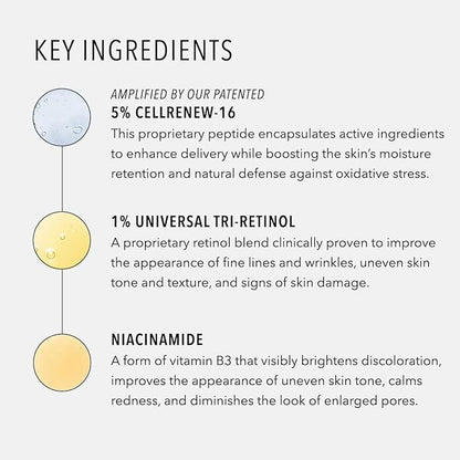 HydroPeptide Retinol Routine Booster, 1% Universal Tri-Retinol Complex Peptide Solution, 1 Ounce