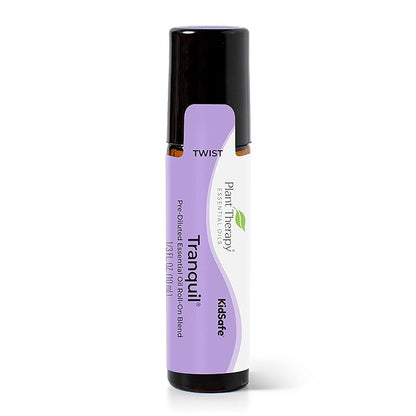 Plant Therapy Tranquil Essential Oil Blend 100% Pure, Pre-Diluted Roll-On, Natural Aromatherapy, Therapeutic Grade 10 mL (1/3 oz)