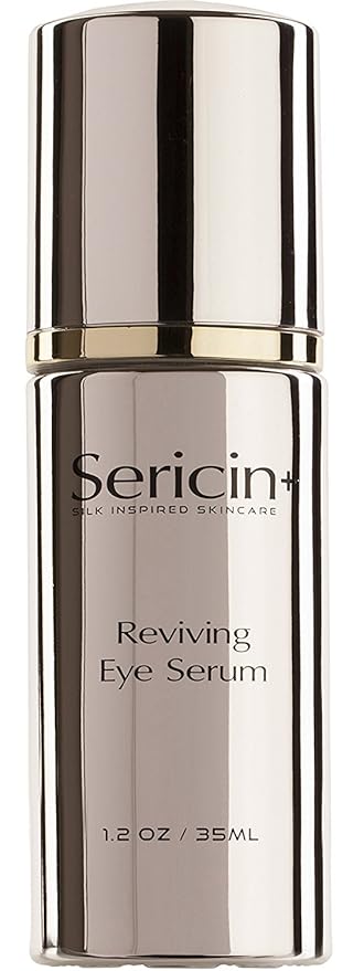 Sericin Plus Reviving Eye Serum - Delivers Immediate Results. Minimizes Wrinkles, Fine Lines, Puffiness, Crow's Feet. Nourishing and Hydrating Eye Serum with SILK.