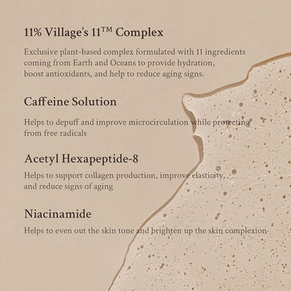 Hydro Boost Bundle with Face Serum and Hydro Boost Eye Serum with hyaluronic acid and natural ingredients