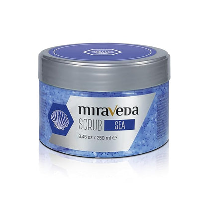 Miraveda by Italwax Sea Scrub - 250ml / 8.45fl.oz - Scrubs for professional and home use skin care - Moisturizing and nourishing treatments on the hands, feet, and body