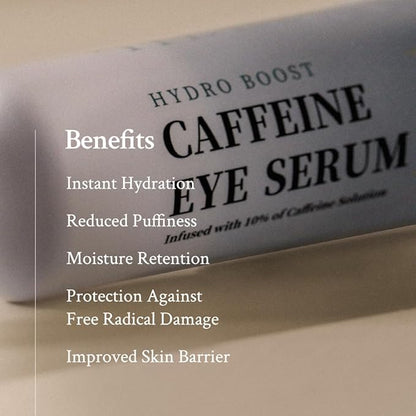 Hydro Boost Bundle with Face Serum and Hydro Boost Eye Serum with hyaluronic acid and natural ingredients