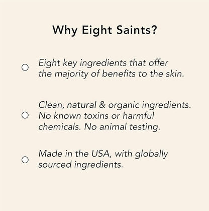 Eight Saints Retinol Facial Moisturizer Cream, For Firming Face, Neck & Eye Wrinkles and Lines, Deep Hydrating Lotion, Fragrance-Free, 2 Ounces
