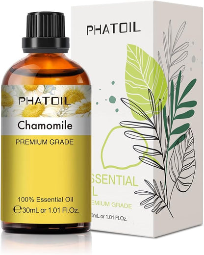 1.01FL.OZ Chamomile Essential Oil, Pure Aromatherapy Essential Oils for Diffuser, Humidifier, Scented Oils for Soap, Candle, Bath Bombs Making(30ML)