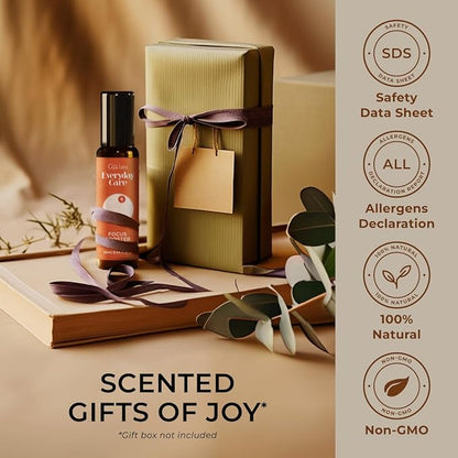 Gya Labs Focus Booster Essential Oil Roll on - Supports Sustained Sense of Focus for Studies & Tasks - 100% Pure Natural Aromatherapy Oil Roller, Geranium & Eucalyptus Blend, Travel Size (0.34 Fl Oz)