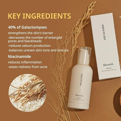 [Papa Recipe] Blemish Serum 150ml, 5.07 Fl Oz|Moisturizing Hydrating Skin Serum, Facial Skin Care, Bakuchiol Dewy Looking Skin, Smooth Skin Texture for Sensitive Skin|Korean Skin Care, Large Volume, Galactomyces Ferment Filtrate Hyaluronic Acid