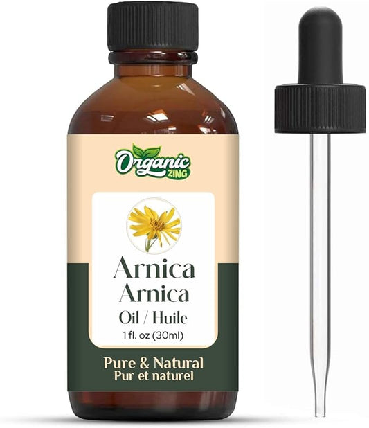 Arnica (Arnica Montana) Oil | Pure & Natural Essential Oil for Skincare, Hair Care & Massage - 30ml/1.01fl oz