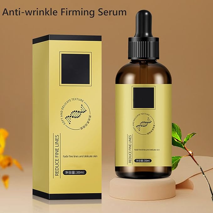 3Pcs Anti-wrinkle Firming Serum, Firm and Plump Face Serum, Anti-Aging Lifting Essence for All Skin Types, Hydrate & Moisturize, Reduce Fine Lines Firms Skin