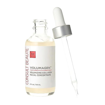 Consult Beaute Volumagen - Collagen Facial Serum Concentrate for Nourishing & Plumping Skin - Hydrates and Temporarily Fills for Smoother, Bouncy Skin - Hyaluronic Acid & Vitamin C - 2 Fl. Oz.