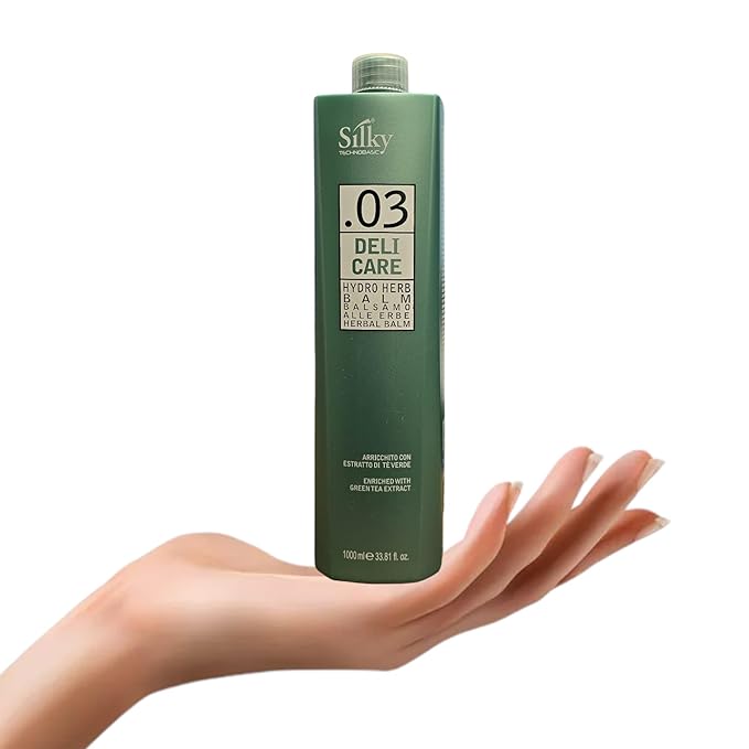 .03 Hydrating Hair Balm with Green Tea Extract - Daily Herbal Hair Treatment for Instant Hydration & Manageable Hair - Hair Mask 1000 ml