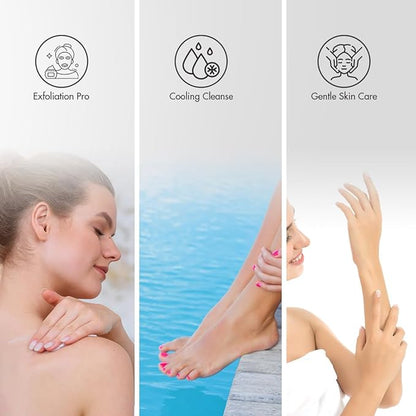 MAJESTIC PURE Tea Tree Foot & Body Scrub with Tea Tree Oil, Exfoliating Salt Scrub to Exfoliate & Moisturize Skin, Deep Cleansing - 10 oz