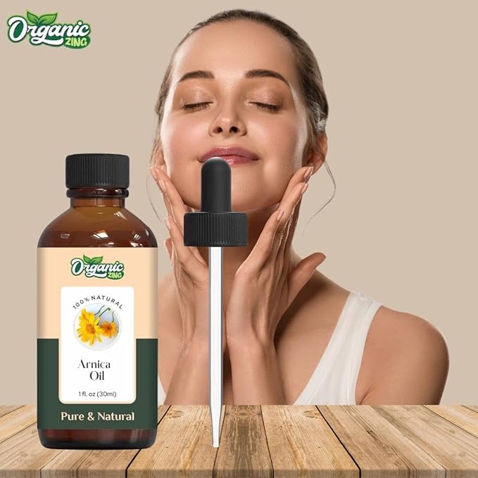 Arnica (Arnica Montana) Oil | Pure & Natural Essential Oil for Skincare, Hair Care & Massage - 30ml/1.01fl oz