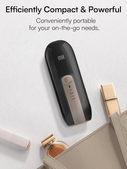 Laser Hair Removal Device for Women and Men, INIA Fond Hair Remover with Long-Lasting in Hair Reduction for Body&Face, Safe at-home Results for Armpits, Bikini and Legs