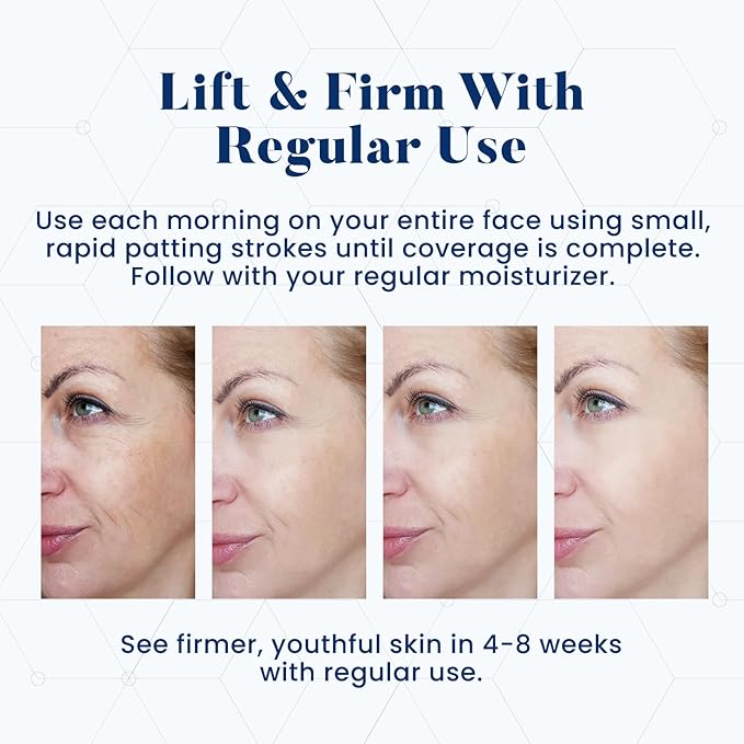 Anti Aging Serum To Reduce Fine Lines Around Eyes, Mouth & Forehead, Smoothing Skin Care For Wrinkles, Lifting & Firming Serums For Skin Care, 0.5 Fl Oz by Biologic Solutions (Set of 3)