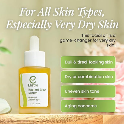 Radiant Glow Serum, 1 fl oz For Mature and All Skin Types