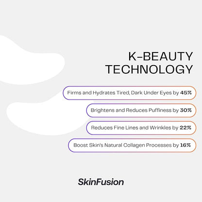 Collagen Under Eye Mask Patches (Anti-Aging + Firming 20 Pairs) with Niacinamide + Peptides - Anti-Aging, Fine Lines, Wrinkles, Dark Circles, Puffy Eyes, Under Eye Bags - Mother's Day Gifts