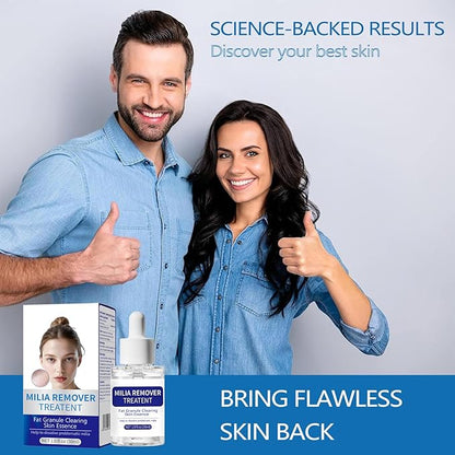 Milia Remover Treatment Serum, Milia Remover for Eyes & Face，Deep Clear to Get Glow Skin 0.85 oz