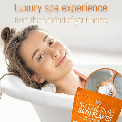 10 lbs Magnesium Flakes with Vitamin C, and 5 lbs Unscented Flakes: 2 Pack Bundle