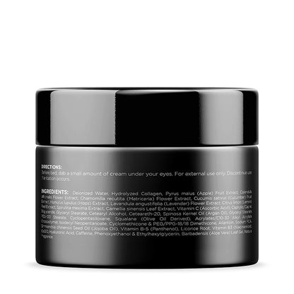 Eye Roller Serum for Men & Men's Collagen Eye Cream | Depuffing Eye Roller Ball for Dark Circles & Puffiness | Collagen & Caffeine Eye Cream with Hyaluronic Acid- Eye Skincare Kit- 2 Count