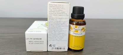 1.01FL.OZ Chamomile Essential Oil, Pure Aromatherapy Essential Oils for Diffuser, Humidifier, Scented Oils for Soap, Candle, Bath Bombs Making(30ML)