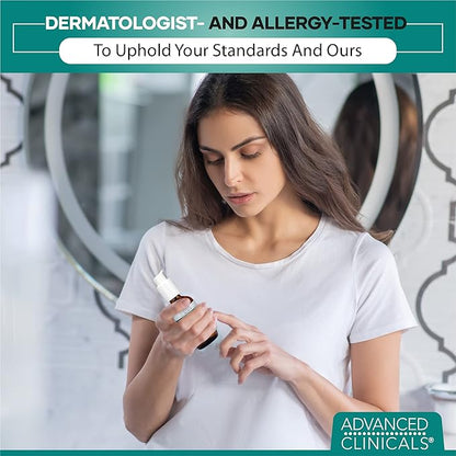 Advanced Clinicals Vitamin C Brightening Cream + Puffy Under Eye Brightening Serum Set