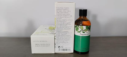 Peppermint Essential Oil, Huge 3.38 Fl Oz Pure and Natural, Premium Grade Essential Oil for Diffuser and Aromatherapy