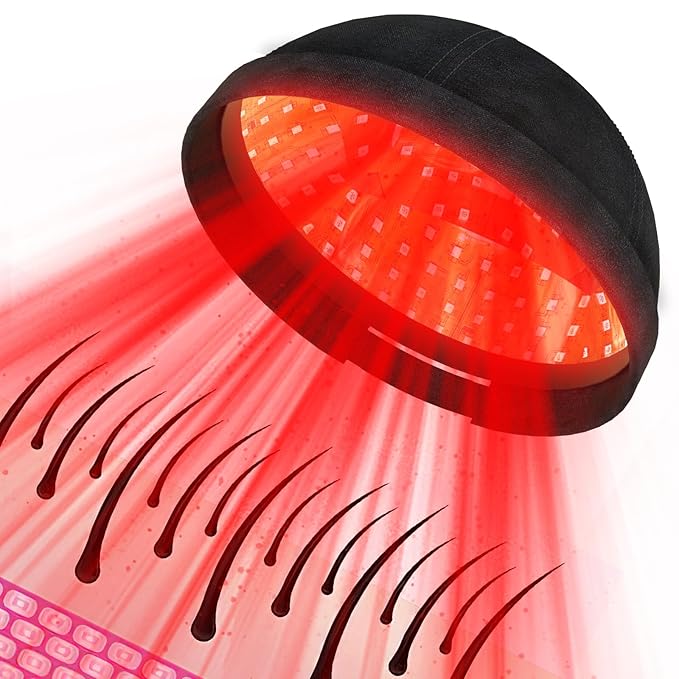 Laser Cap (FDA Cleared), Professional Medical Grade Lasers Hair Growth Treatment Product for Men & Women, Red Light Therapy for Hair Growth, Treat Alopecia