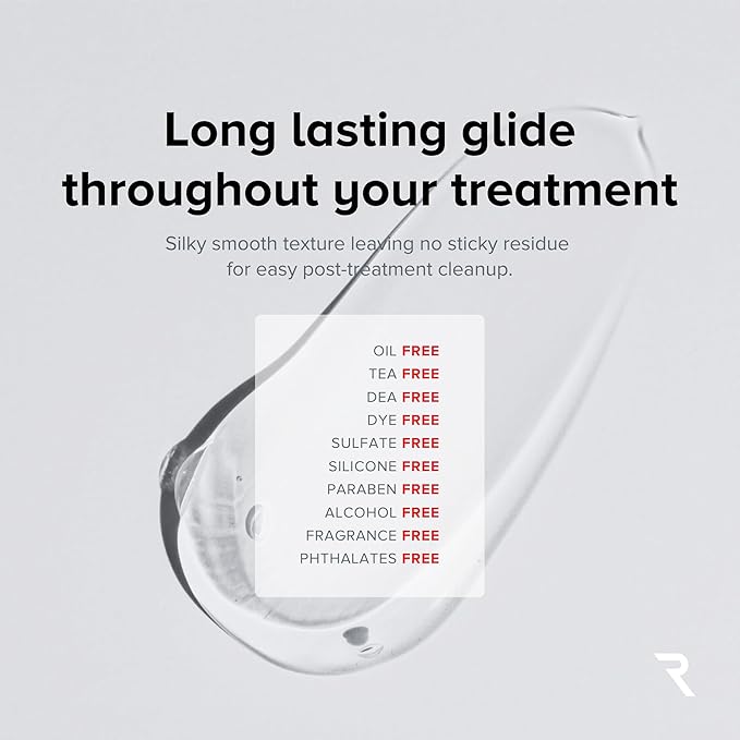 Conductive Gel for Facial, RF & Cavitation Devices – Ultra-Hydrating, Long-Lasting, 96% Organic, Hypoallergenic Leave-On Formula – Pro-Grade Performance – Made in USA – 8.45 fl oz