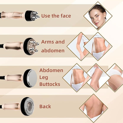 Cellulite Massager Body Sculpting Machine Deep Tissue Massager for Belly Arm Waist Leg Calf and Butt, Adjustable Intensity Gift Box Packaging