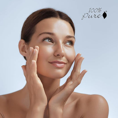 100% PURE Coffee Bean Face Serum EGCG, Licorice Root & Hyaluronic Acid Drops - Tighten, Brighten & Protect Daily Liquid Caffeine For Faded Skin - Ultimate Glow Skincare for Women & Men - 1.7 fl oz