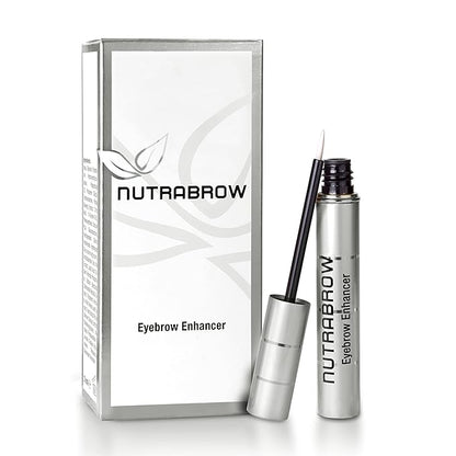 NutraBrow Eyebrow Enhancer - Eyebrow Growth Serum for Thicker Brows in 8-12 Weeks I Eyebrow Serum to Grow Brows I Made in Germany I 3ml