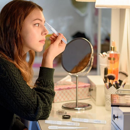 10 Pack 3ml Nail Oil Pen Refillable Transparent Twist Pens, Cuticle Oil Brush for Nails, Empty Nail Oil Pen with Brush Tip, Cuticle Oil Container (10)