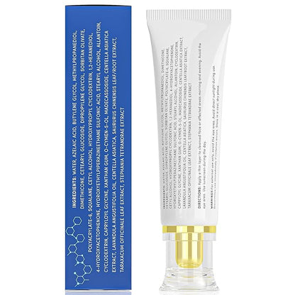 10% Azelaic Acid Acne Cream, Premium Azelaic Acid Facial Cream - Redness Relief For Face, Redness Reducing Skin Care, Prevents Acne Breakouts, Ease Pimple Clarify Skin Soothe Irritation,1 Oz