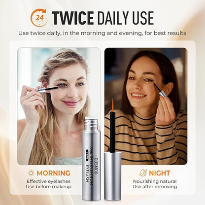 Eyelash Growth Serum, Lash Enhancing Serum with Advanced Formula to Boost Longer Fuller and Thicker Luscious Lashes, Non-Irritating Eyelashes