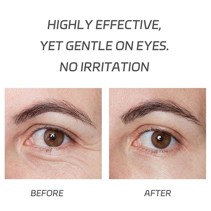 VGO Vitamin C Vitamin E Facial Serum 2.02oz + Eye Repair Cream for Dark Circles & Puffiness 0.5oz