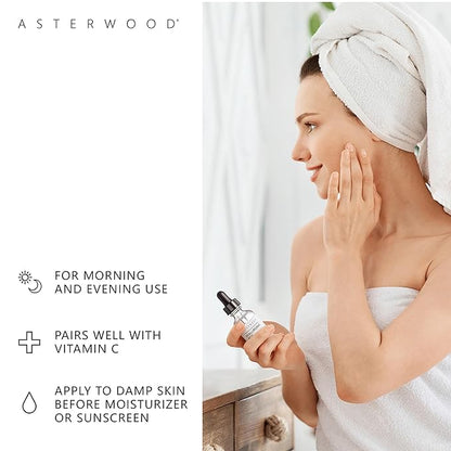 Asterwood Hyaluronic Acid Serum (8 oz) + Hyaluronic Acid Eye Serum