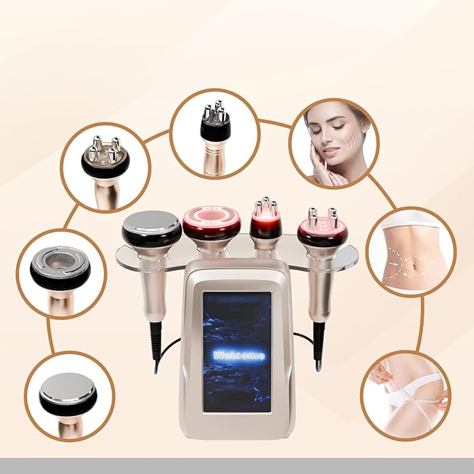 Cellulite Massager Body Sculpting Machine Deep Tissue Massager for Belly Arm Waist Leg Calf and Butt, Adjustable Intensity Gift Box Packaging