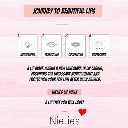 24K Golden Hydrating Lip Mask Patches, Korean Skincare, Plumping Treatment, 30 Pieces (Pink (B))