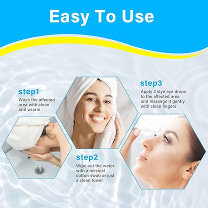 Stye Eye Treatment, Natural Stye Treatment Serum for Styes Chalazion and Blepharitis, Mild & Fast Relief