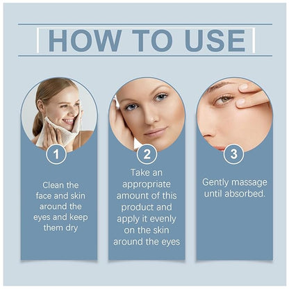 Anti Aging Wrinkle Remover For Face, Reduce Immediately Fade Fine Lines Around The Eyes, Eye Bags Firming Eye Cream Eye Essence, Moisturizing Eye Cream