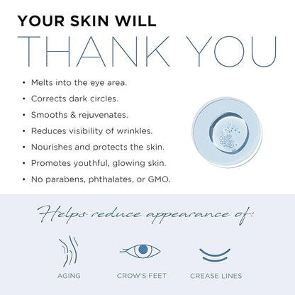 AZURE Hyaluronic & Collagen Anti Aging Eye Serum - Moisturizing, Replenishing & De-Puffing | Reduces Wrinkles, Fine Lines & Under Eye Bags | Locks In Moisture Hydrating Skin | Made in Korea - 30mL