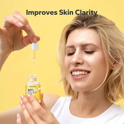 10% Azelaic Acid Serum (1 Fl Oz), Niacinamide Infused Skin Care for Face, Pore Minimizing, Redness Relief, Reduce Cystic Acne Scar, Blemish Control Serum