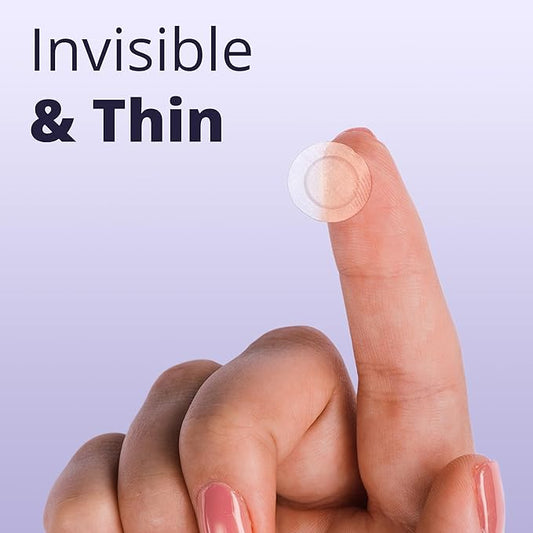 Pimple Patches for Face (96 Count). Invisible Hydrocolloid Acne Patch for Blemishes, Zits, and Breakouts. Easy-to-Use Spot Cover for Day & Night, Medium Size (12mm)