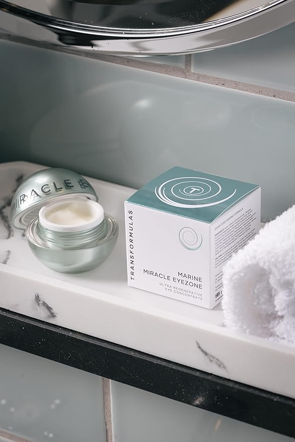 Transformulas Marine Miracle EyeZone Advanced Eye Concentrate, Lightweight Cream, Minimises Wrinkels, Smoothens Skin 11.4ml