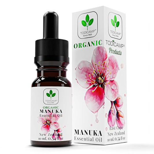100% Pure Manuka Oil from New Zealand | Therapeutic-Grade Essential Oil for Wound Care, Skin Soothing, Nail & Scalp Health | Organic, Undiluted, Cold-Pressed Manuka for Face, Hair & Body