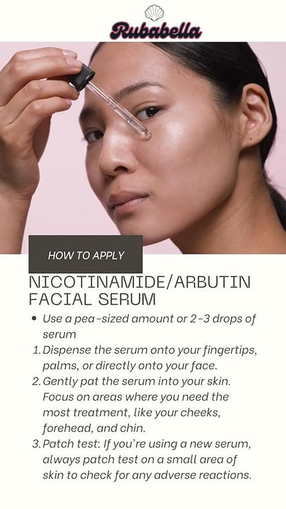 10% Niacinamide Arbutin 2% Face Serum for Acne Control | Pore Minimizer for Face | Antiaging | Clears Acne Marks & Blemishes for Even Skin Tone | For Women & Men | 1 Fl Oz / 30 ml