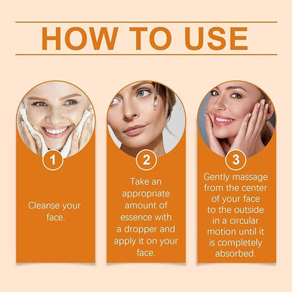 3Pcs Anti-wrinkle Firming Serum, Firm and Plump Face Serum, Anti-Aging Lifting Essence for All Skin Types, Hydrate & Moisturize, Reduce Fine Lines Firms Skin