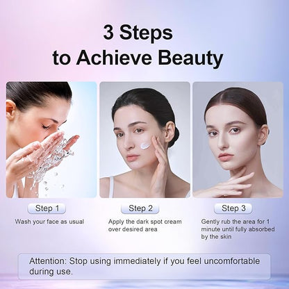 Dark Spot Remover for Face Body, Dark Spot Corrector Cream for Sun Spots, Age Spots, Brown Spots, Melasma Natural Dark Spot Remover Skin Care with Niacinamide Vitamin C for Women (1.0 Fl Oz)