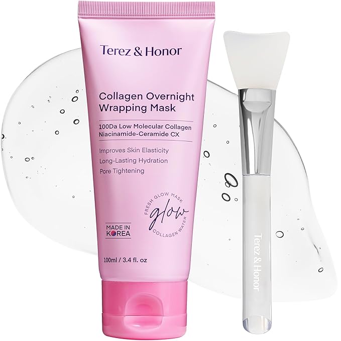 Advanced Eyelash Serum & Collagen Overnight Wrapping Peel-Off Mask